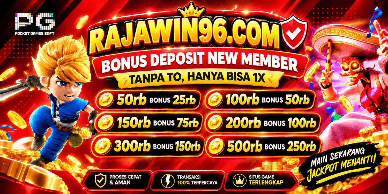 BONUS DEPOSIT NEW MEMBER 50%
